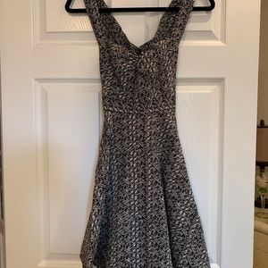 Black and white dress